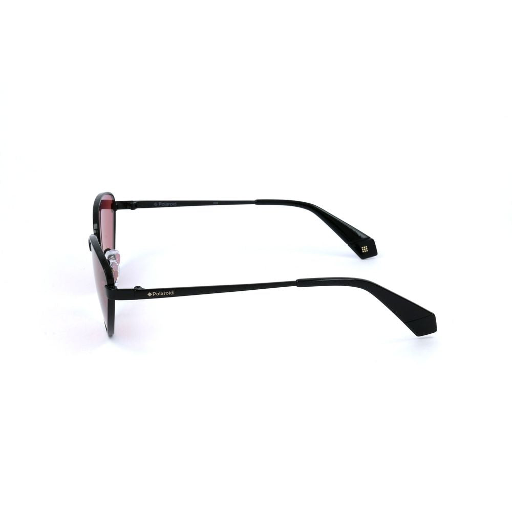 Polaroid Black Metal Women's Sunglasses