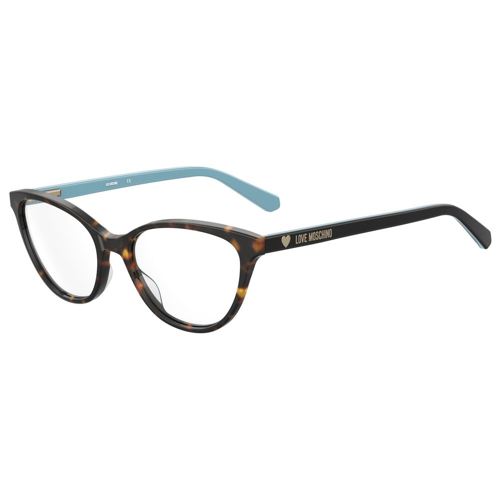 Love Moschino Brown Acetate Women's Frames