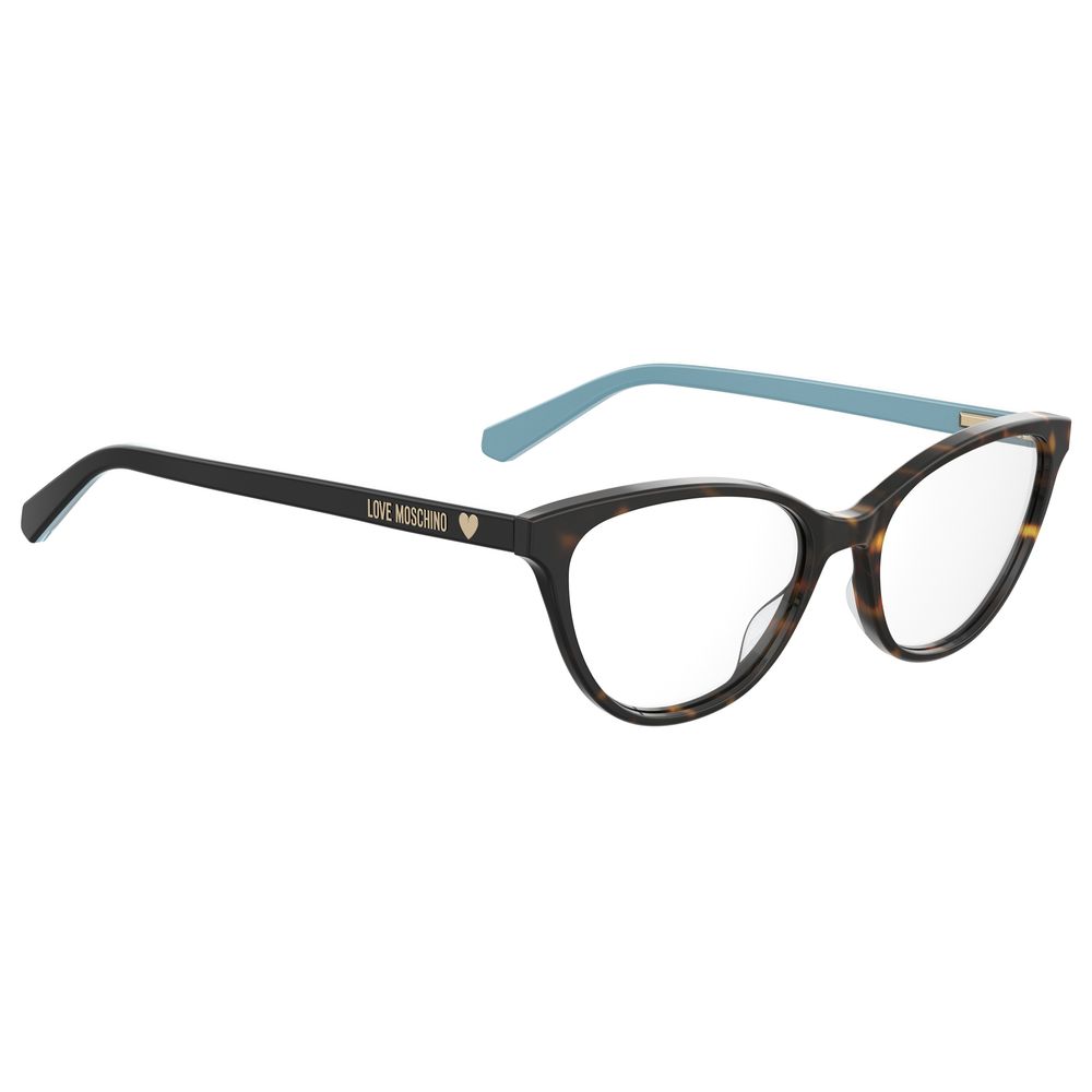 Love Moschino Brown Acetate Women's Frames