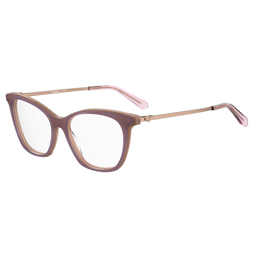Love Moschino Beige Acetate Women's Frames