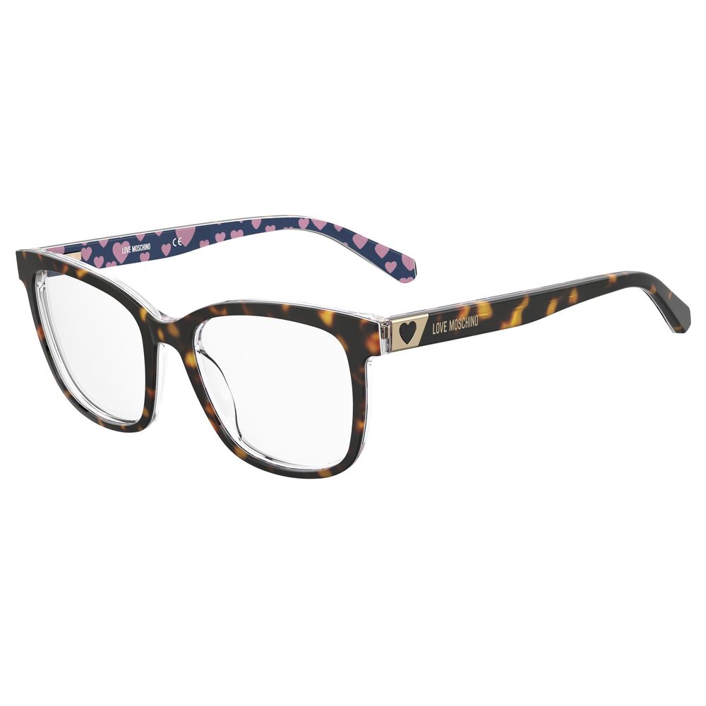 Love Moschino Brown Acetate Women's Frames