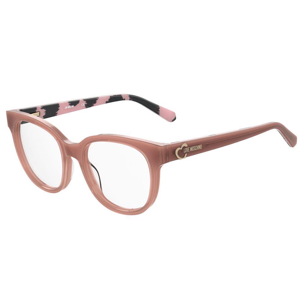 Love Moschino Orange Acetate Women's Frames