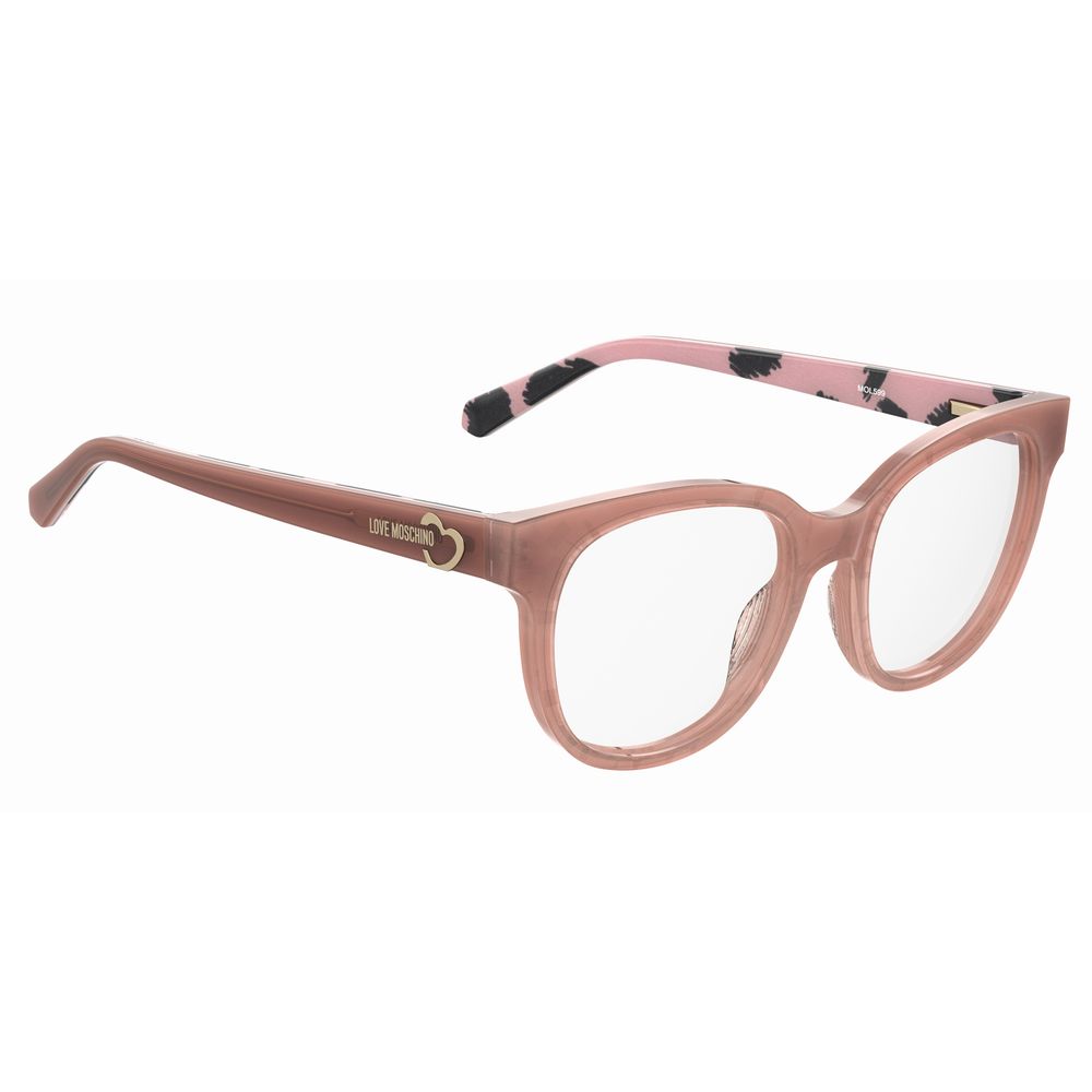 Love Moschino Orange Acetate Women's Frames
