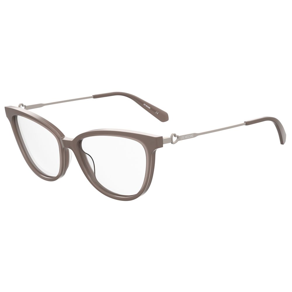 Love Moschino Brown Acetate Women's Frames