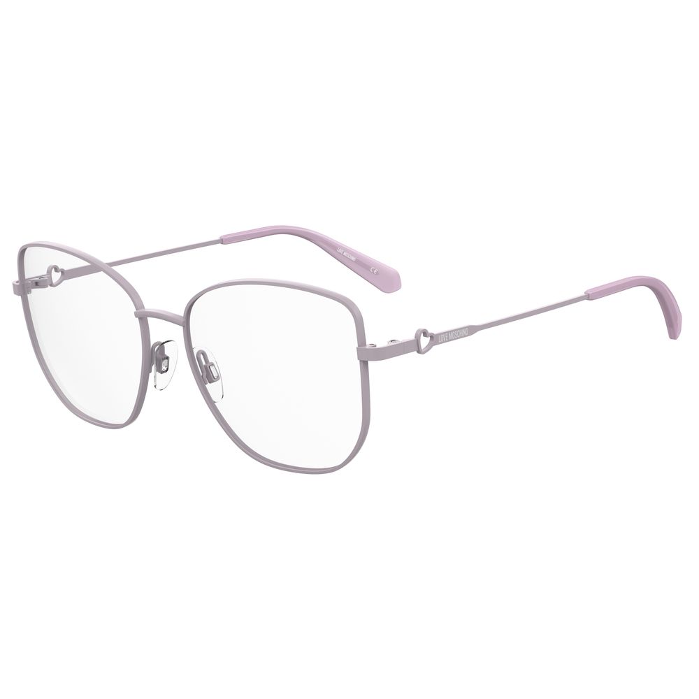 Love Moschino Purple Metal Women's Frames