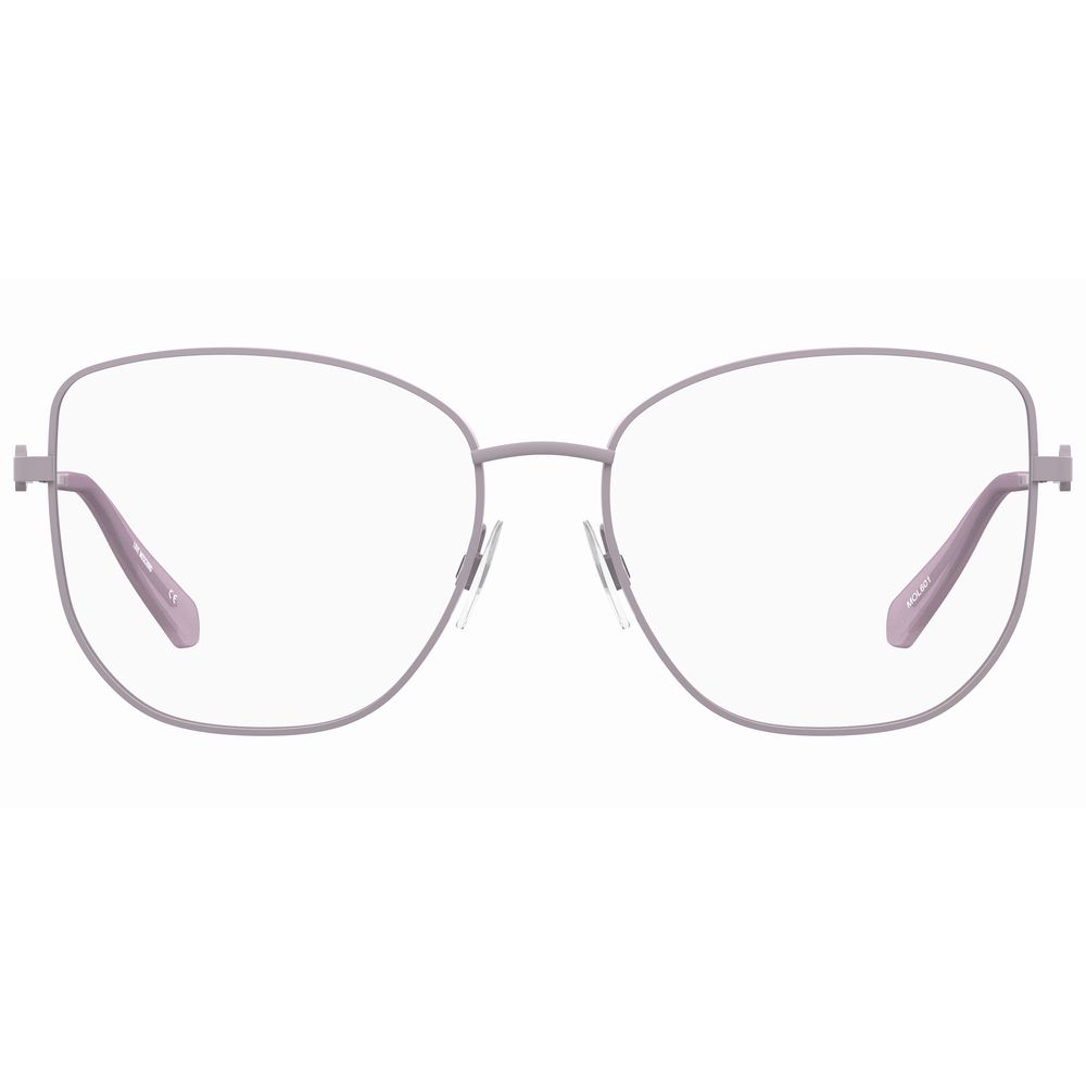 Love Moschino Purple Metal Women's Frames