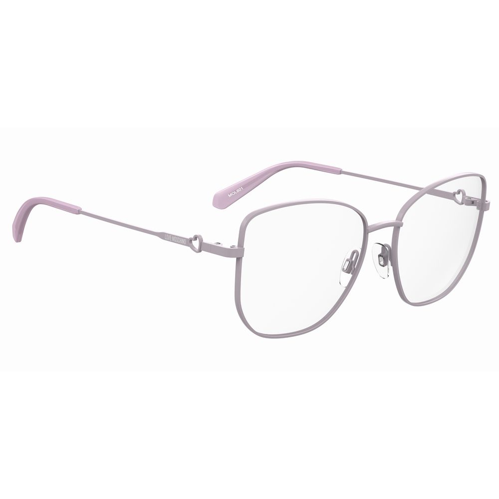 Love Moschino Purple Metal Women's Frames