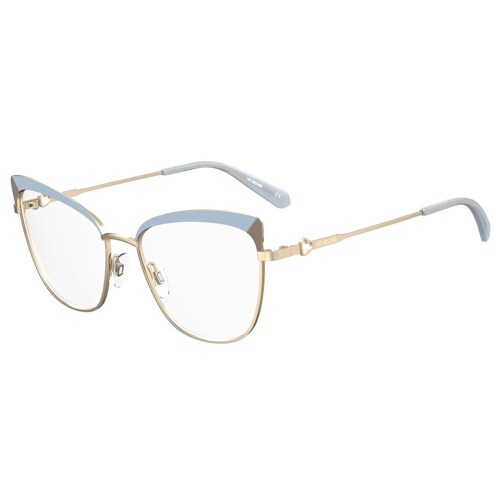 Love Moschino Brown Metal Women's Frames