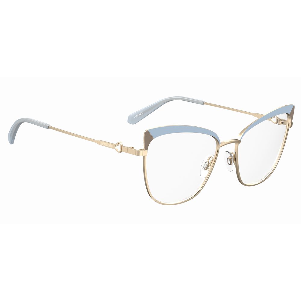 Love Moschino Brown Metal Women's Frames