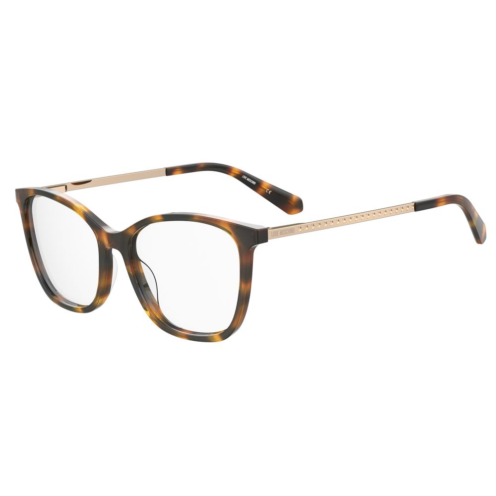 Love Moschino Brown Acetate Women's Frames