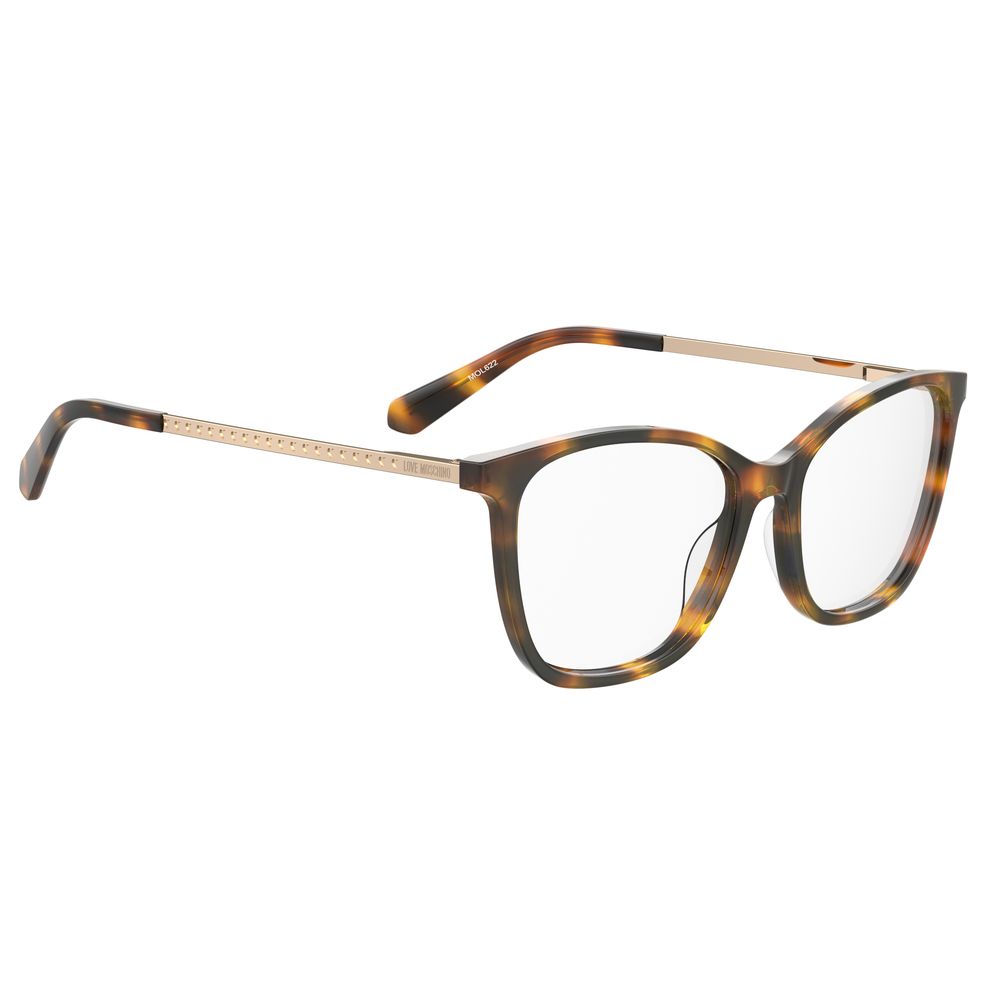 Love Moschino Brown Acetate Women's Frames
