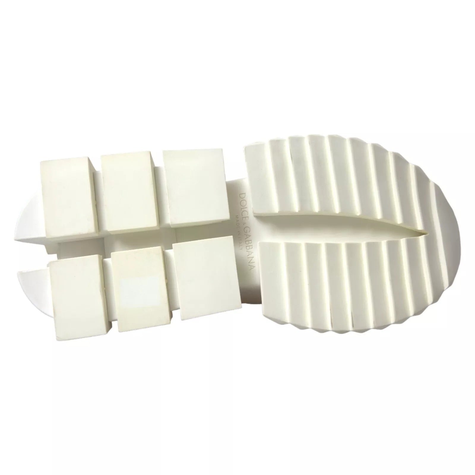 Dolce & Gabbana White Leather Super Queen Women Women's Sneakers (Pre-Owned)