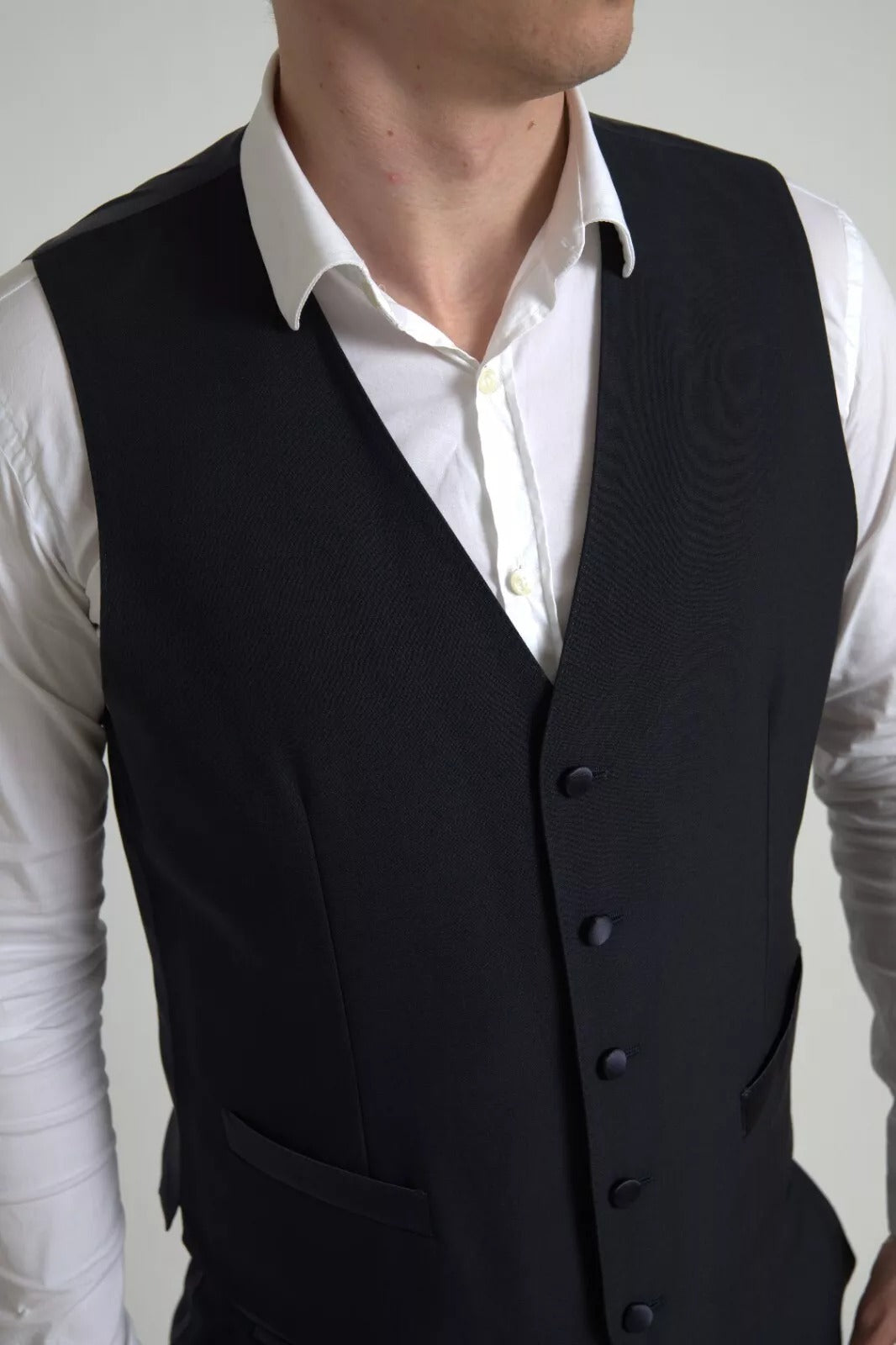 Dolce & Gabbana Blue 3 Piece Single Breasted MARTINI Men's Suit (Pre-Owned)