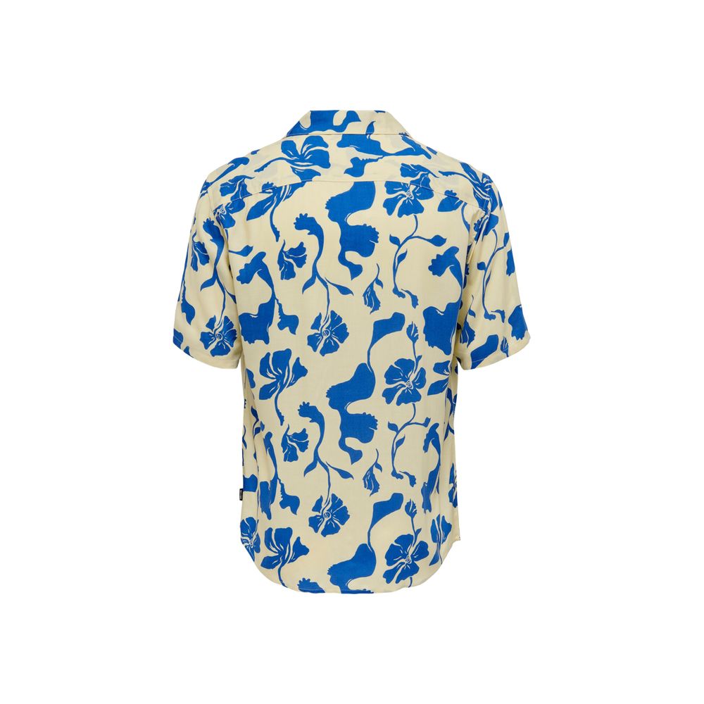 Only & Sons Bicolor Viscose Men's Shirt