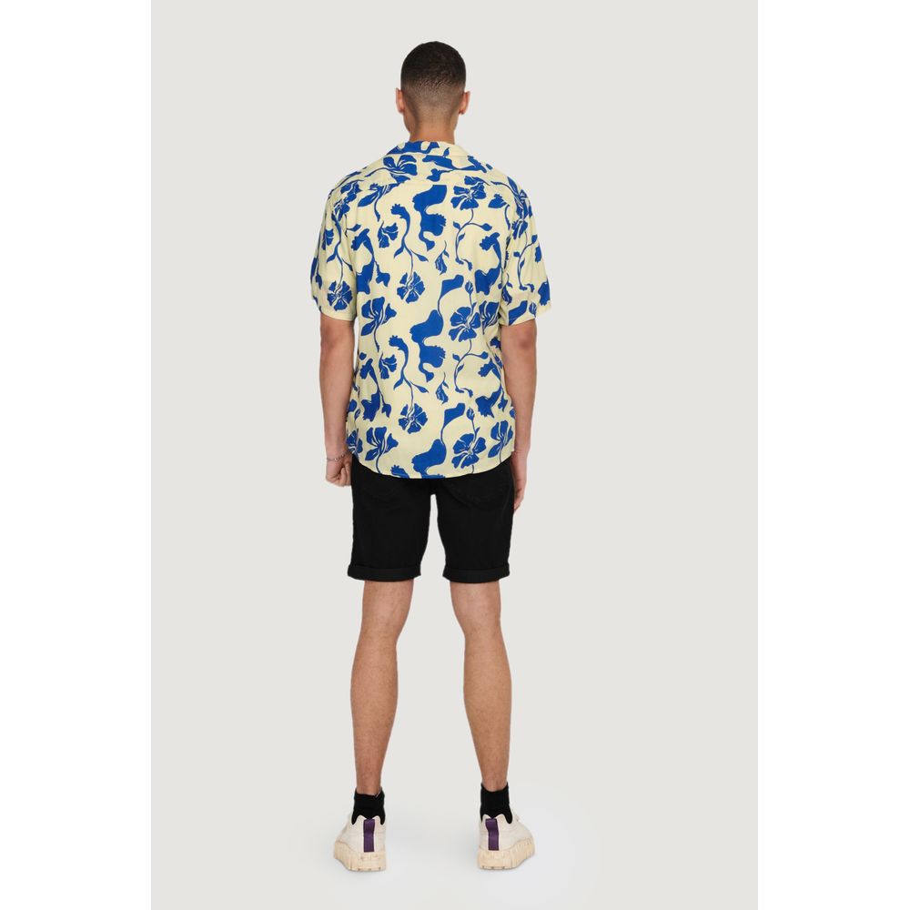 Only & Sons Bicolor Viscose Men's Shirt