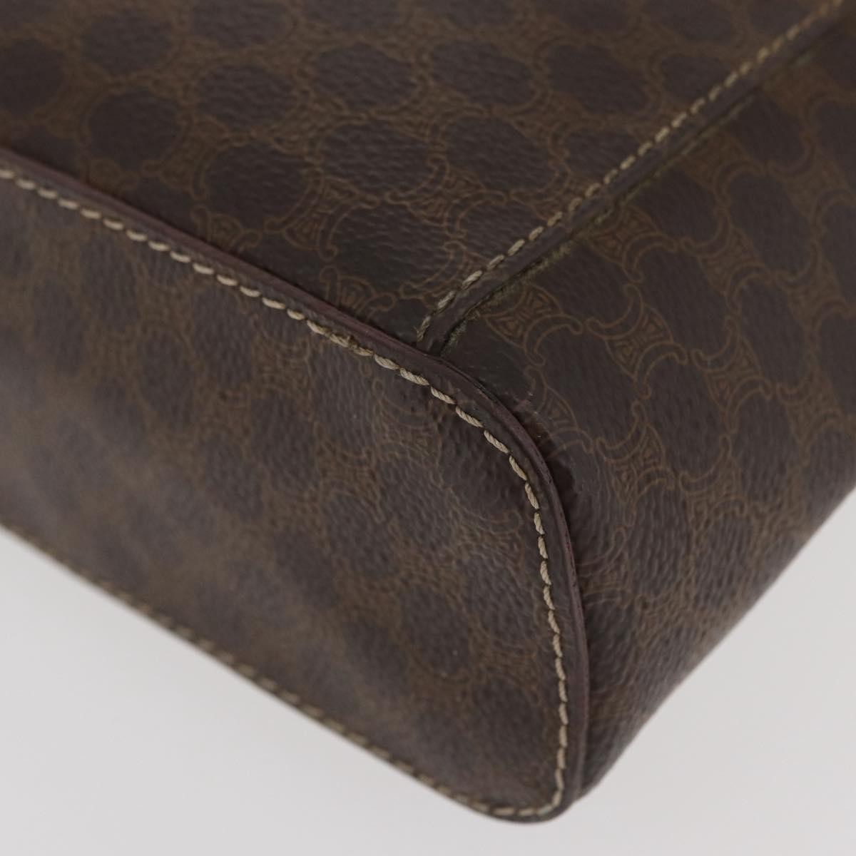 Celine Macadam Vanity Canvas Brown Canvas Clutche & Pouche Bag (Pre-Owned)