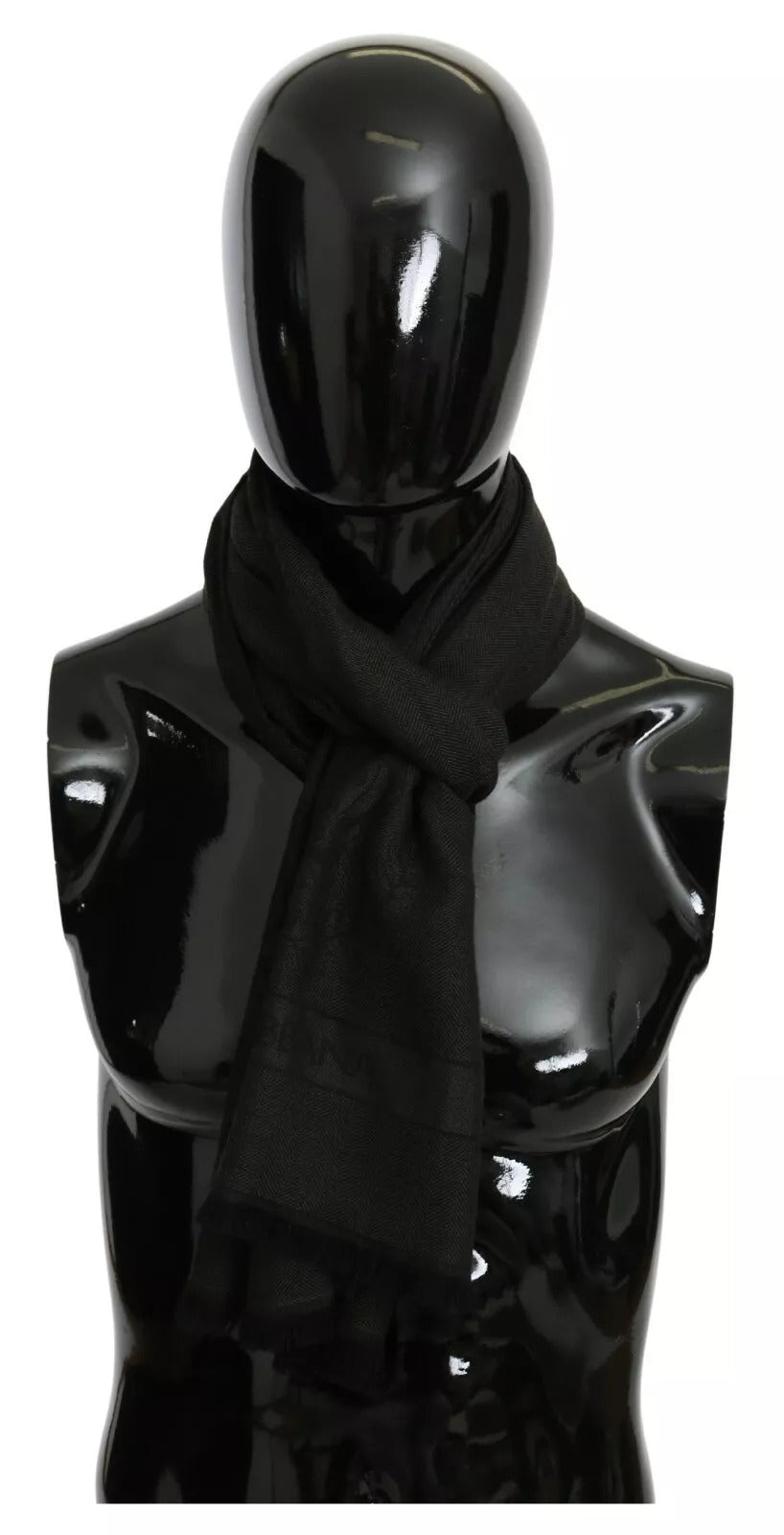 Dolce & Gabbana Green Brown Wrap Cashmere Shawl Men's Scarf (Pre-Owned)