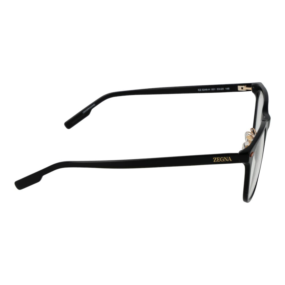 Ermenegildo Zegna Black Acetate Glasses Men's (Frames)
