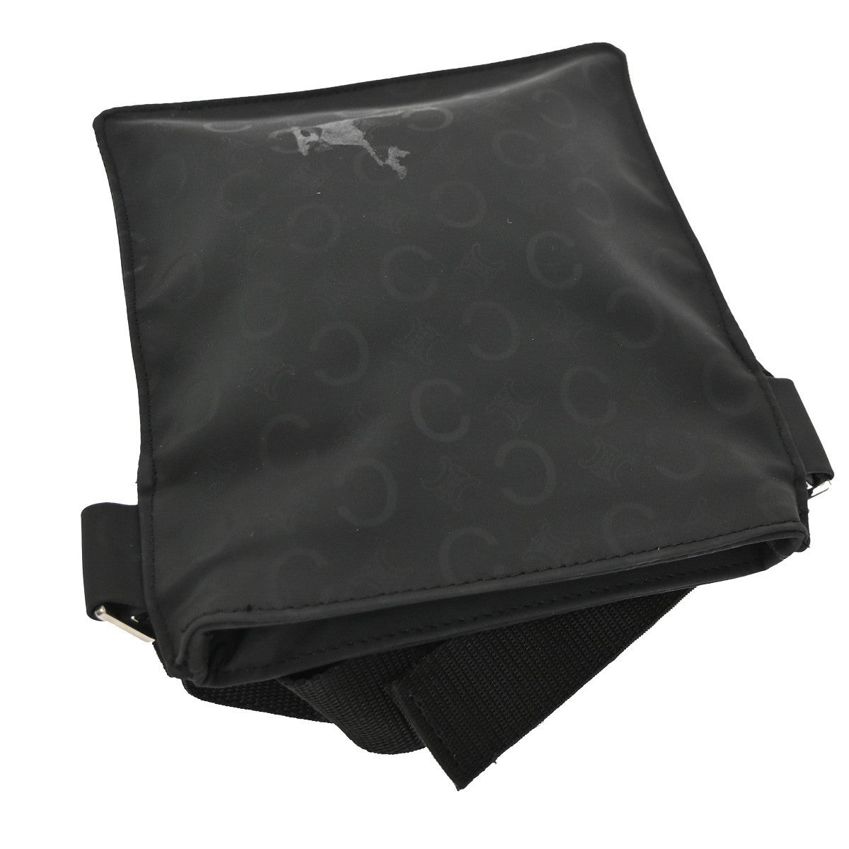 Celine Macadam Waist Nylon Black Canvas Backpack Bag (Pre-Owned)
