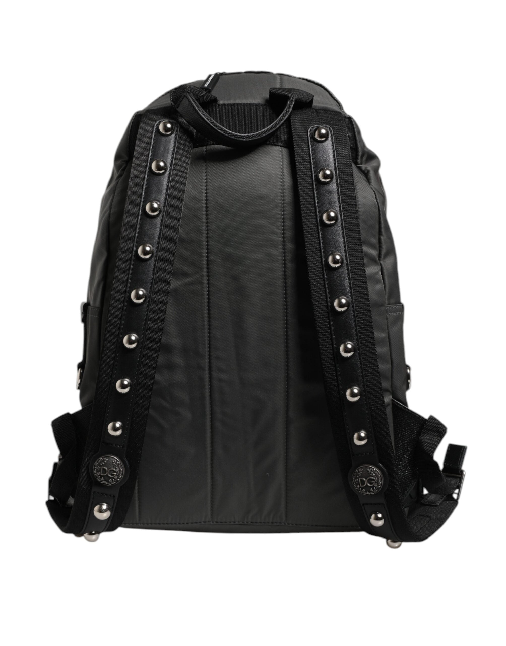Dolce & Gabbana Gray Nylon Prince Forever School Travel Backpack Men's Bag