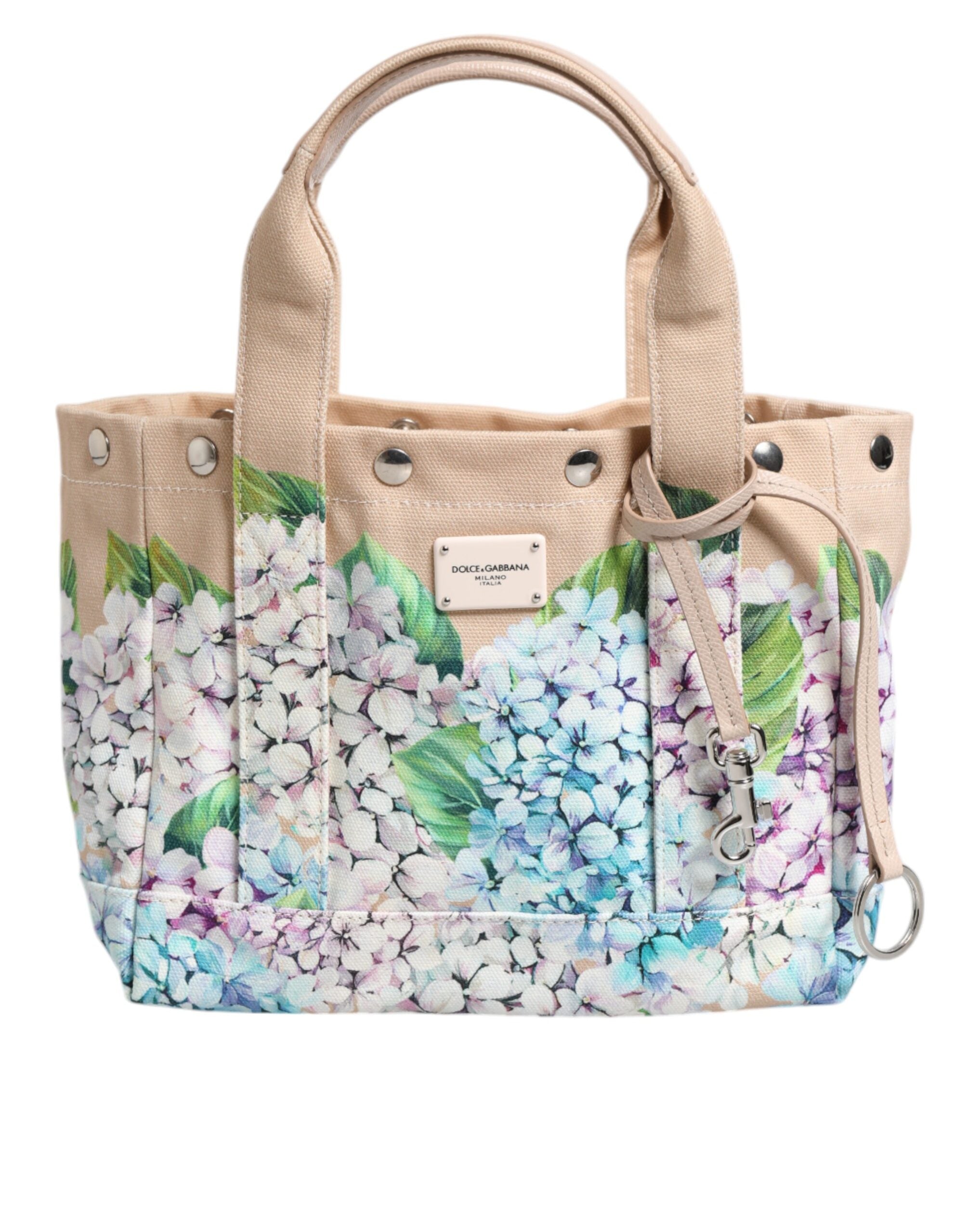 Dolce & Gabbana Multicolor Floral Canvas TANIA Top Handle Tote Borse Women's Bag (Pre-Owned)