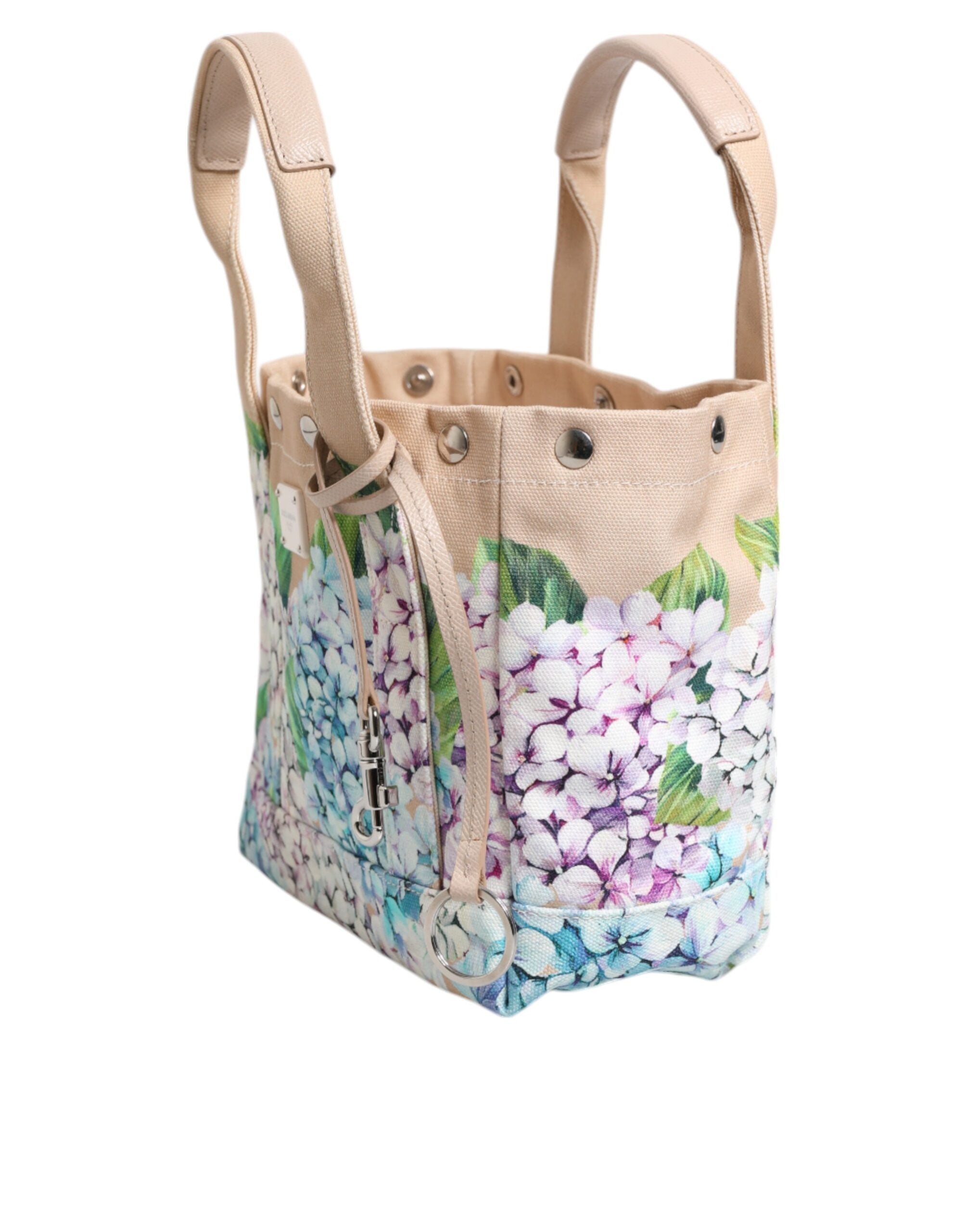 Dolce & Gabbana Multicolor Floral Canvas TANIA Top Handle Tote Women's Bag (Pre-Owned)