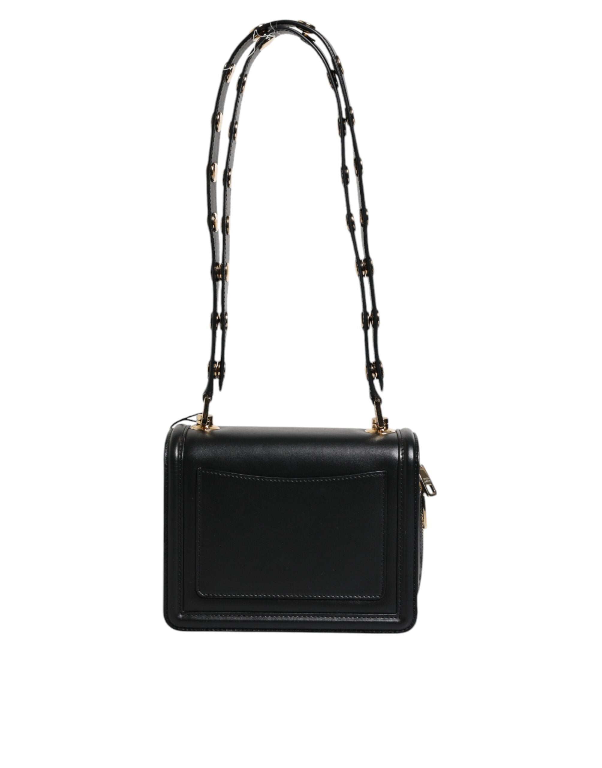 Dolce & Gabbana Black Joy Therapy Lola Studded Leather Crossbody Women's Bag (Pre-Owned)