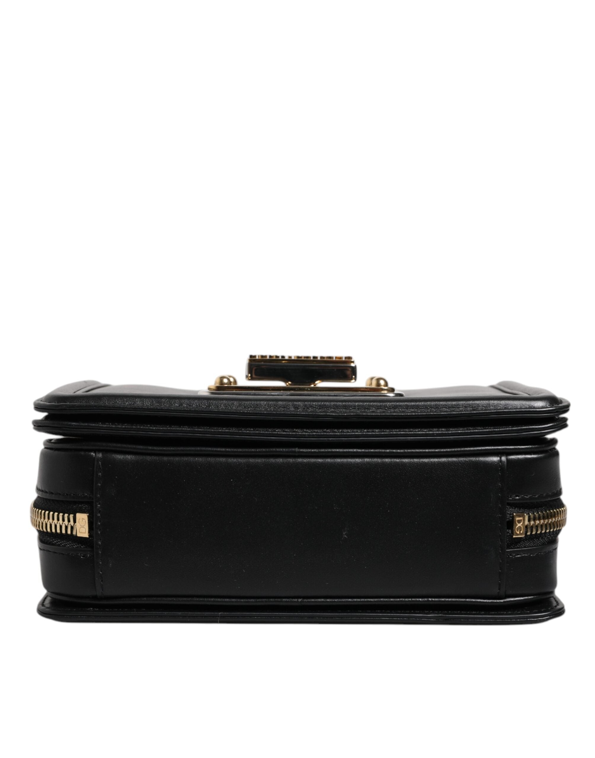 Dolce & Gabbana Black Joy Therapy Lola Studded Leather Crossbody Women's Bag (Pre-Owned)