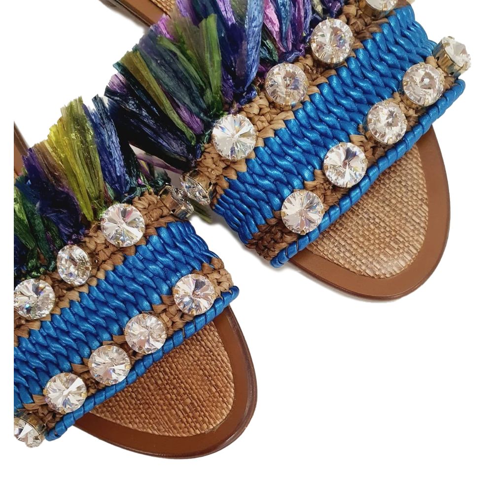 Dolce & Gabbana Multicolor Lambskin Women Women's Sandal