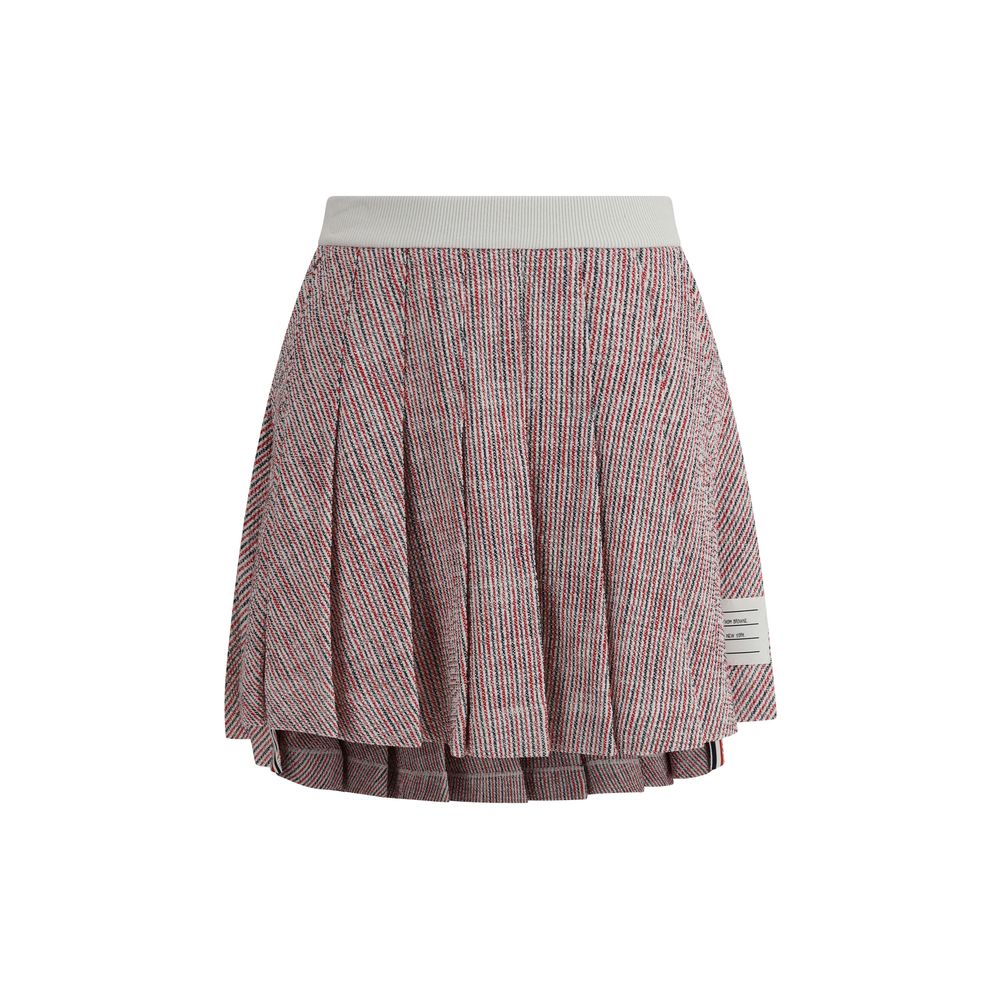 Thom Browne Tweed pleated desig Women's Miniskirt