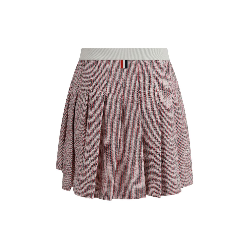 Thom Browne Tweed pleated desig Women's Miniskirt