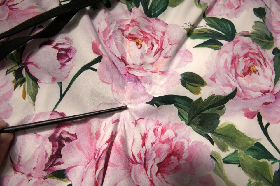 Dolce & Gabbana Multicolor Floral Cotton Men Bermuda Men's Shorts (Pre-Owned)