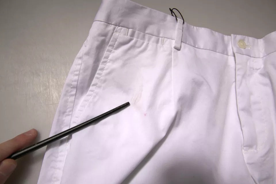 Dolce & Gabbana White Chinos Cotton Stretch Casual Men's Shorts (Pre-Owned)