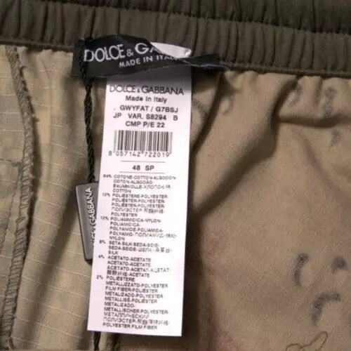 Dolce & Gabbana Multicolor Patchwork Cotton Jogger SweatMen's Men's Pants