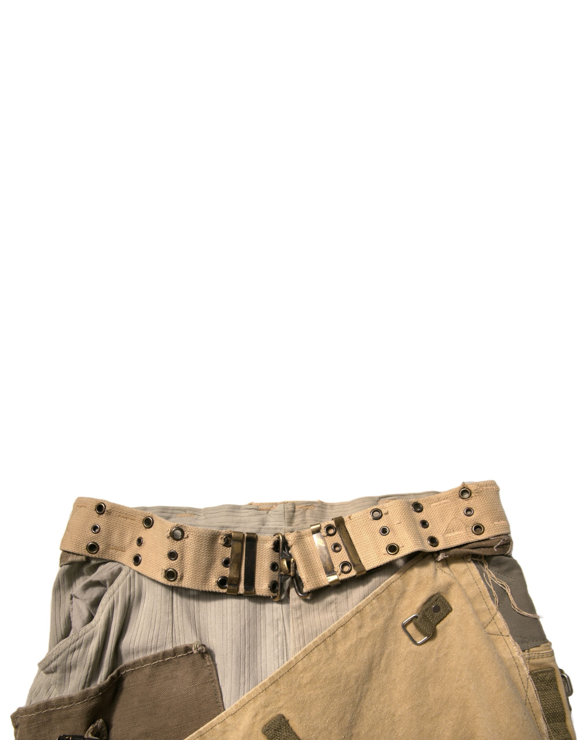 Dolce & Gabbana Multicolor Reconstructed Flight Cargo Men's Pants