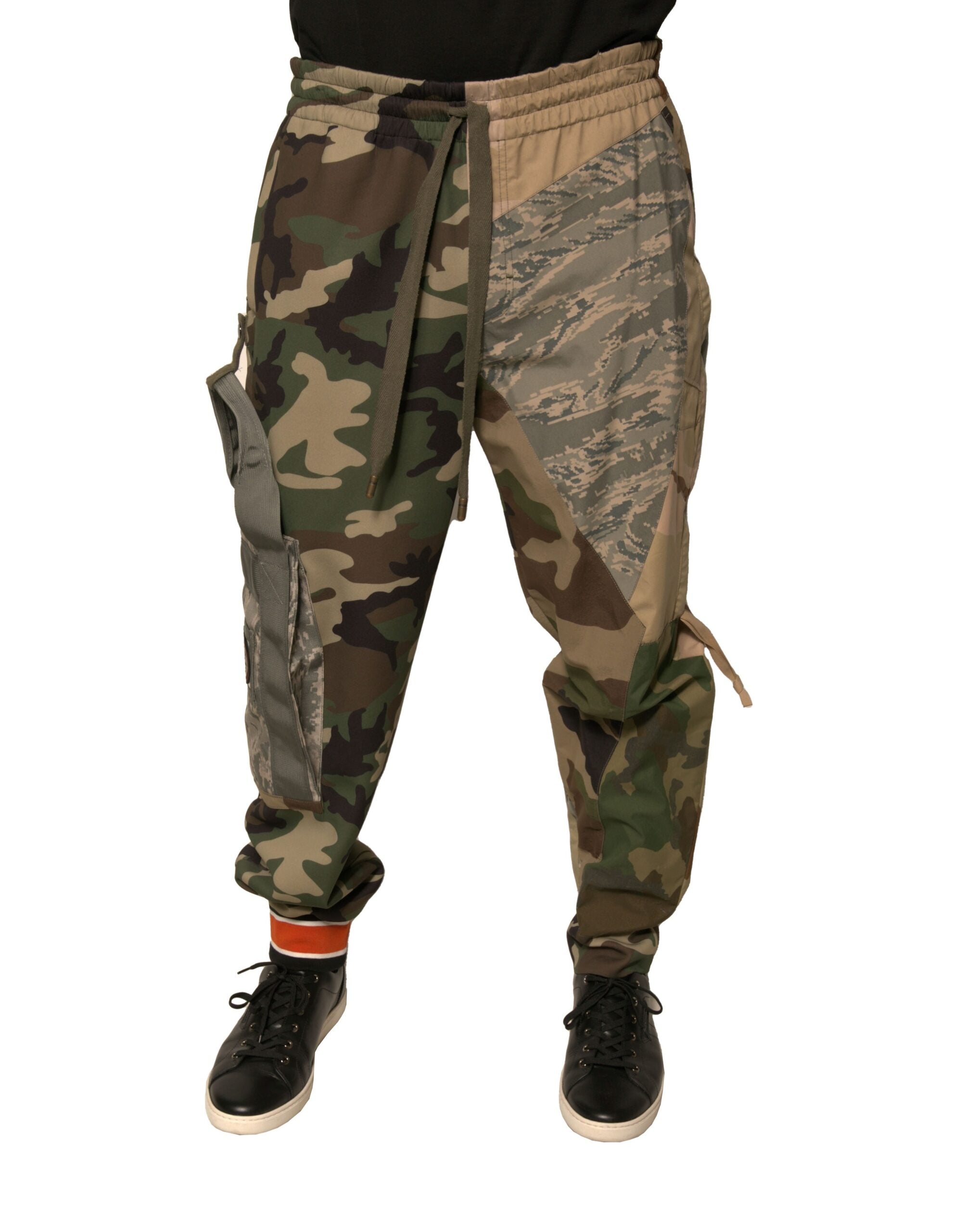 Dolce & Gabbana Multicolor Camouflage Jogger SweatMen's Men's Pants (Pre-Owned)