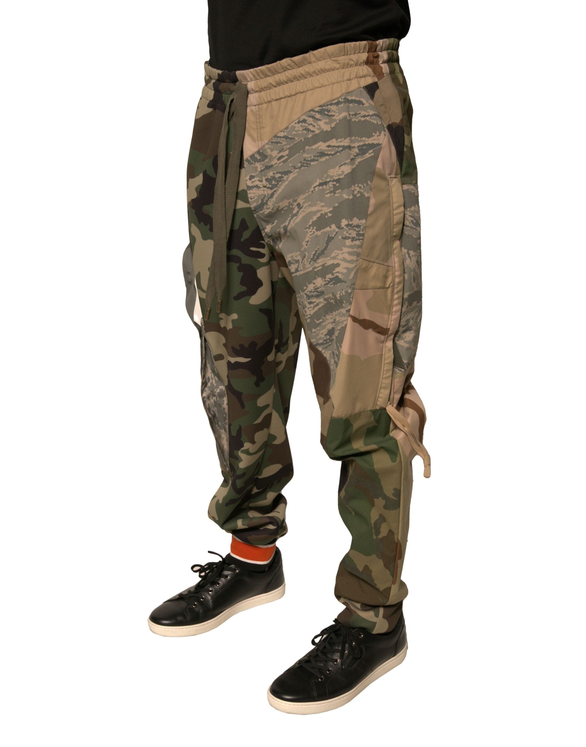 Dolce & Gabbana Multicolor Camouflage Jogger SweatMen's Men's Pants (Pre-Owned)