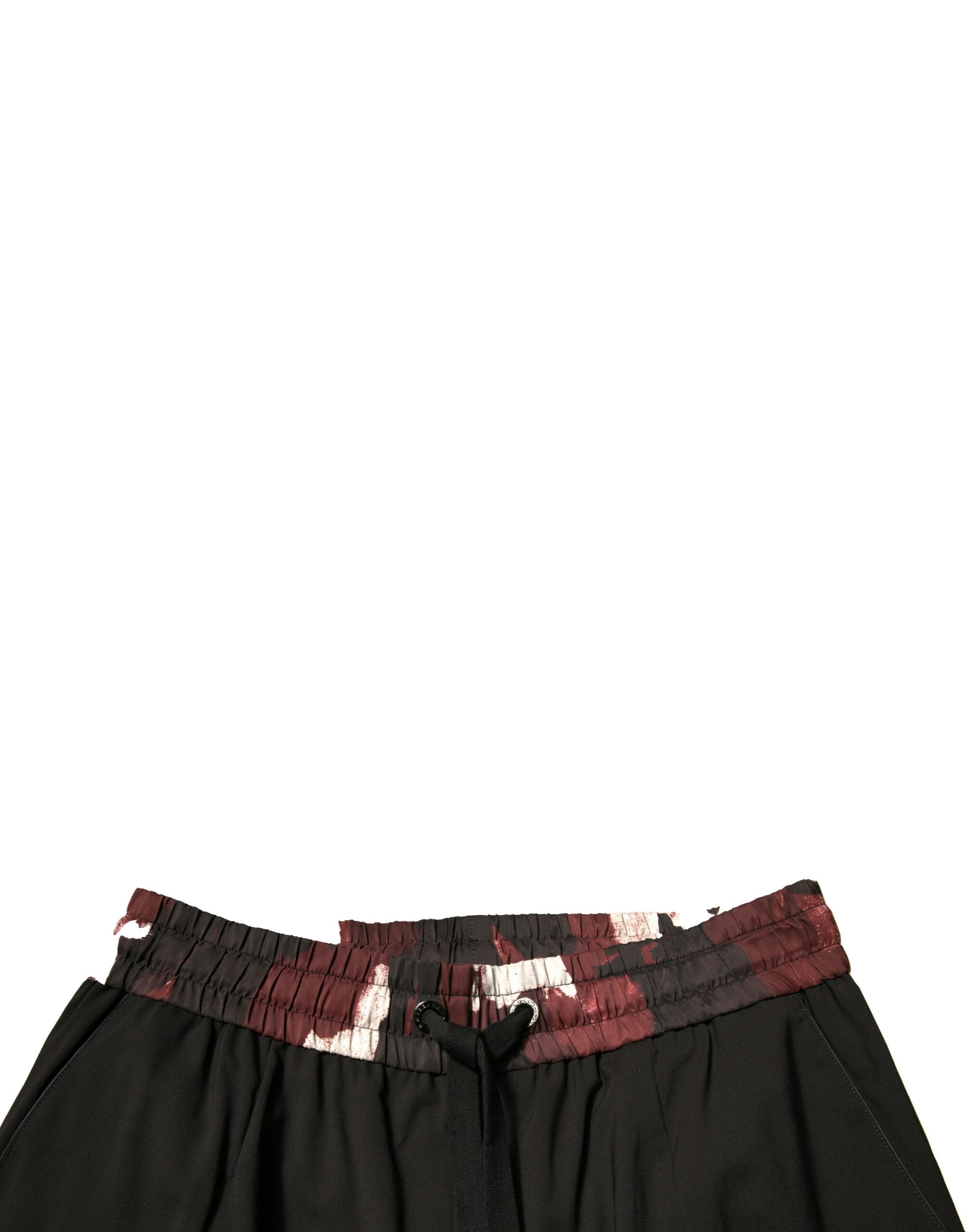 Dolce & Gabbana Black Camouflage Wool Jogger SweatMen's Men's Pants