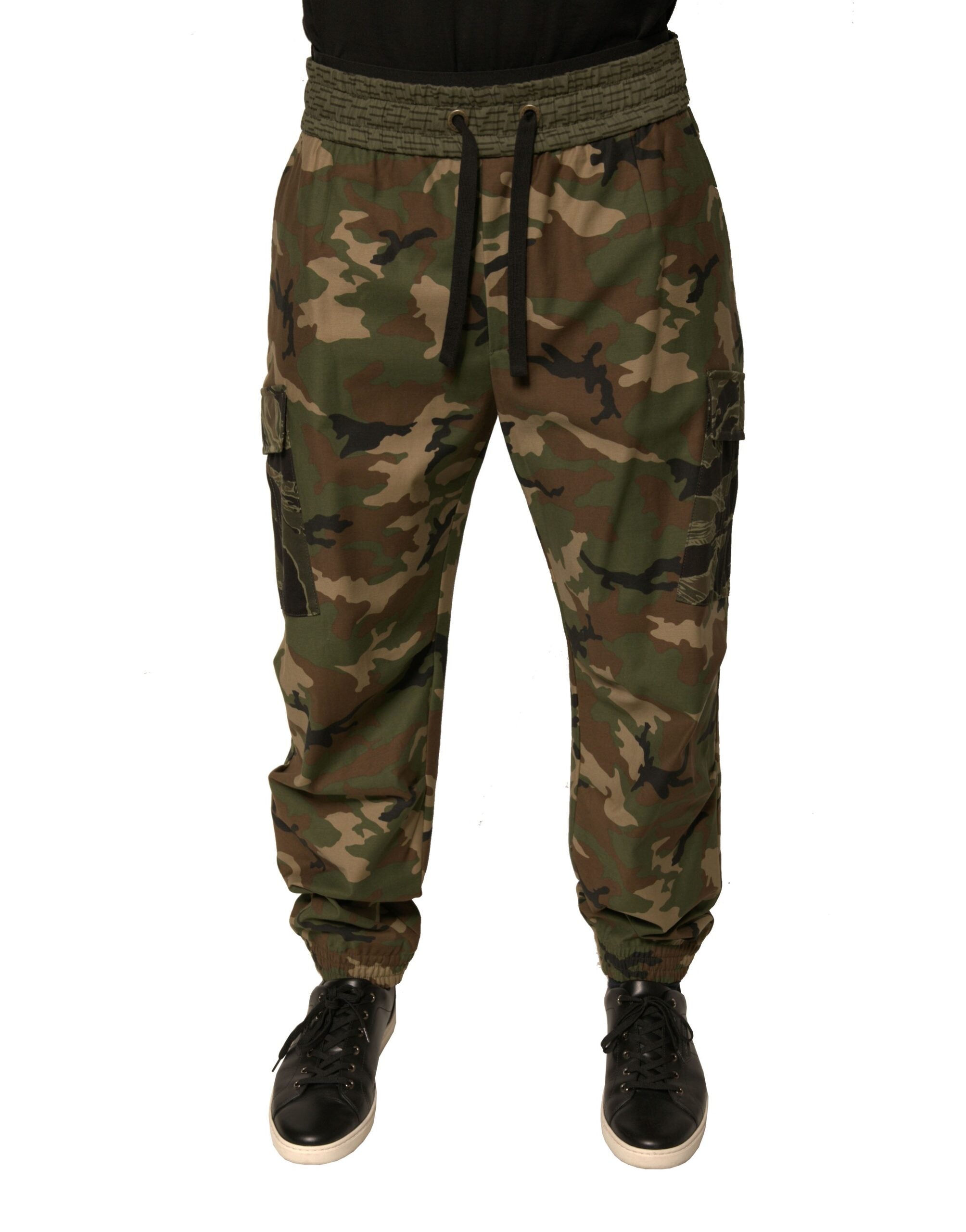 Dolce & Gabbana Multicolor Camouflage Cargo SweatMen's Men's Pants