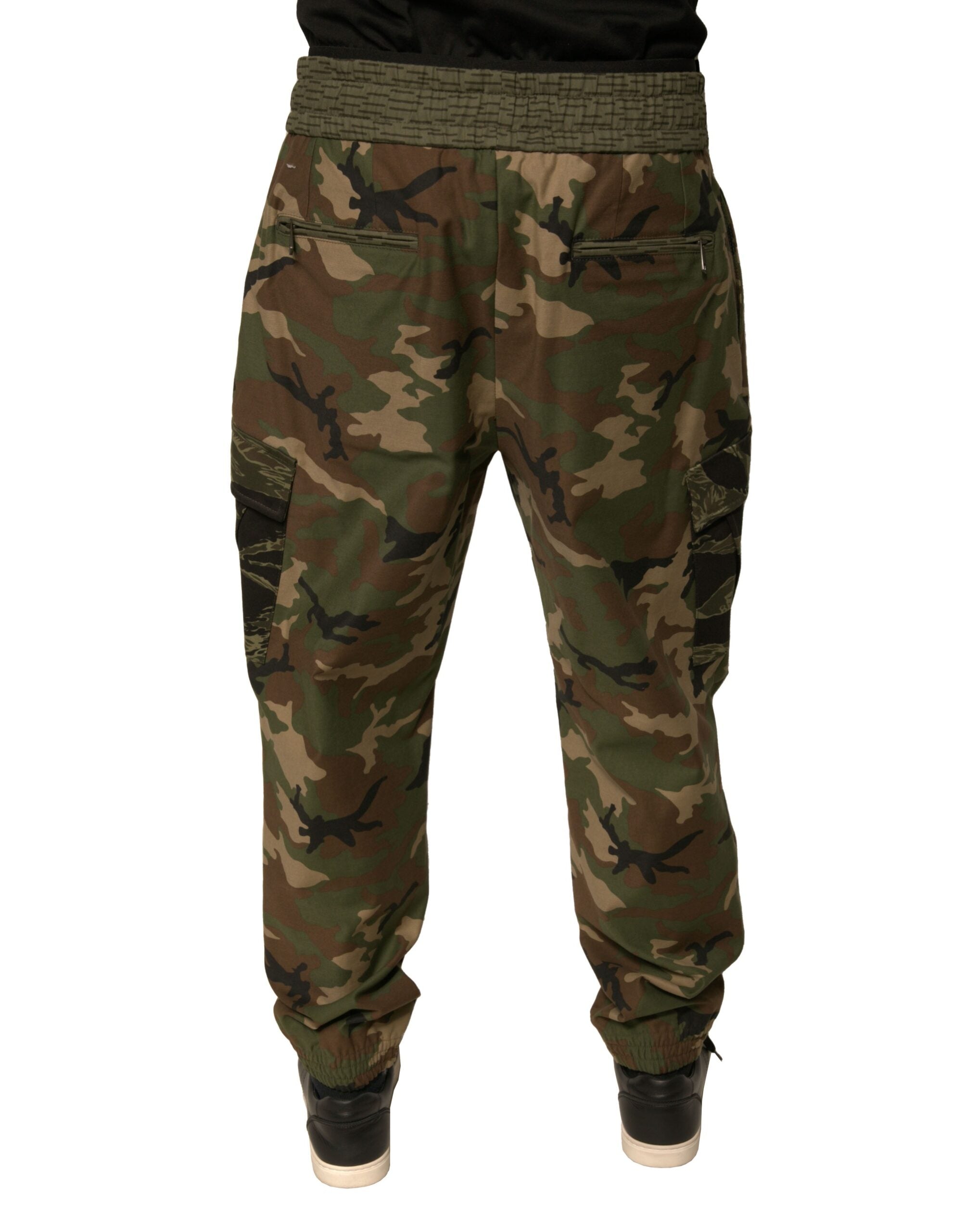 Dolce & Gabbana Multicolor Camouflage Cargo SweatMen's Men's Pants