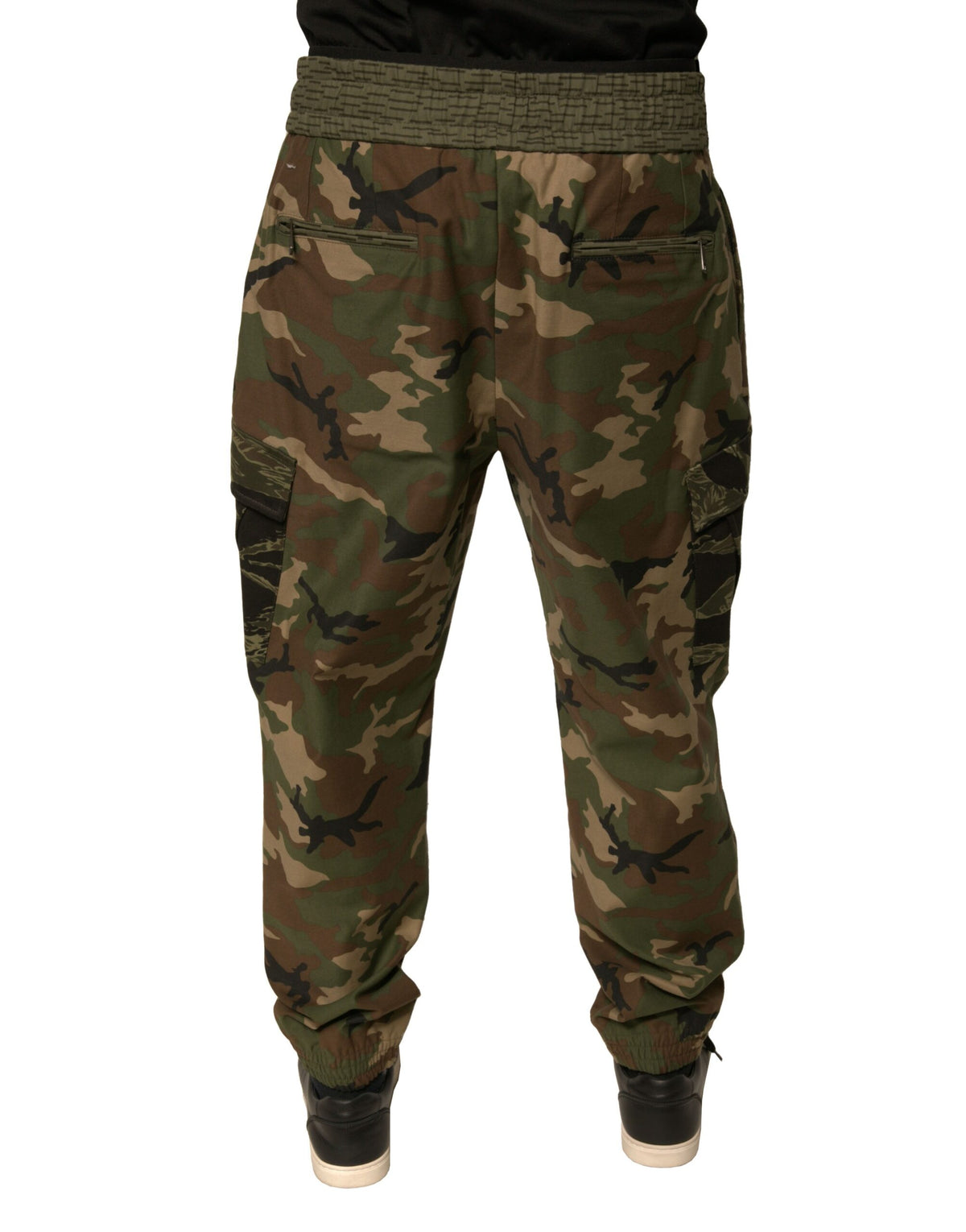 Dolce & Gabbana Multicolor Camouflage Cargo SweatMen's Men's Pants
