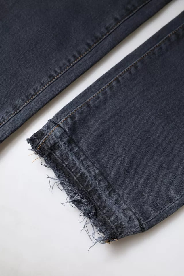 Dolce & Gabbana Dark Gray Cotton Skinny Denim Men's Jeans