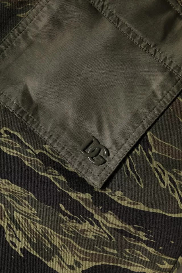 Dolce & Gabbana Green Cotton Jogger Cargo Men's Pants