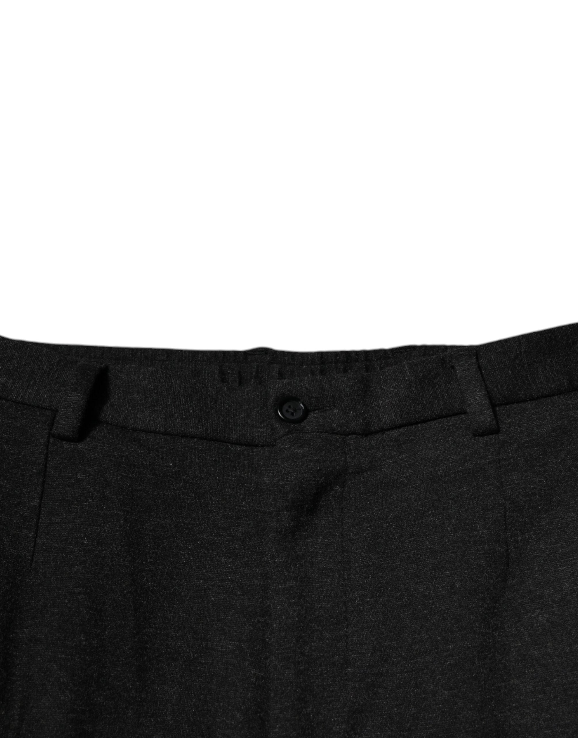 Dolce & Gabbana Black Viscose Cargo Men Casual Men's Pants