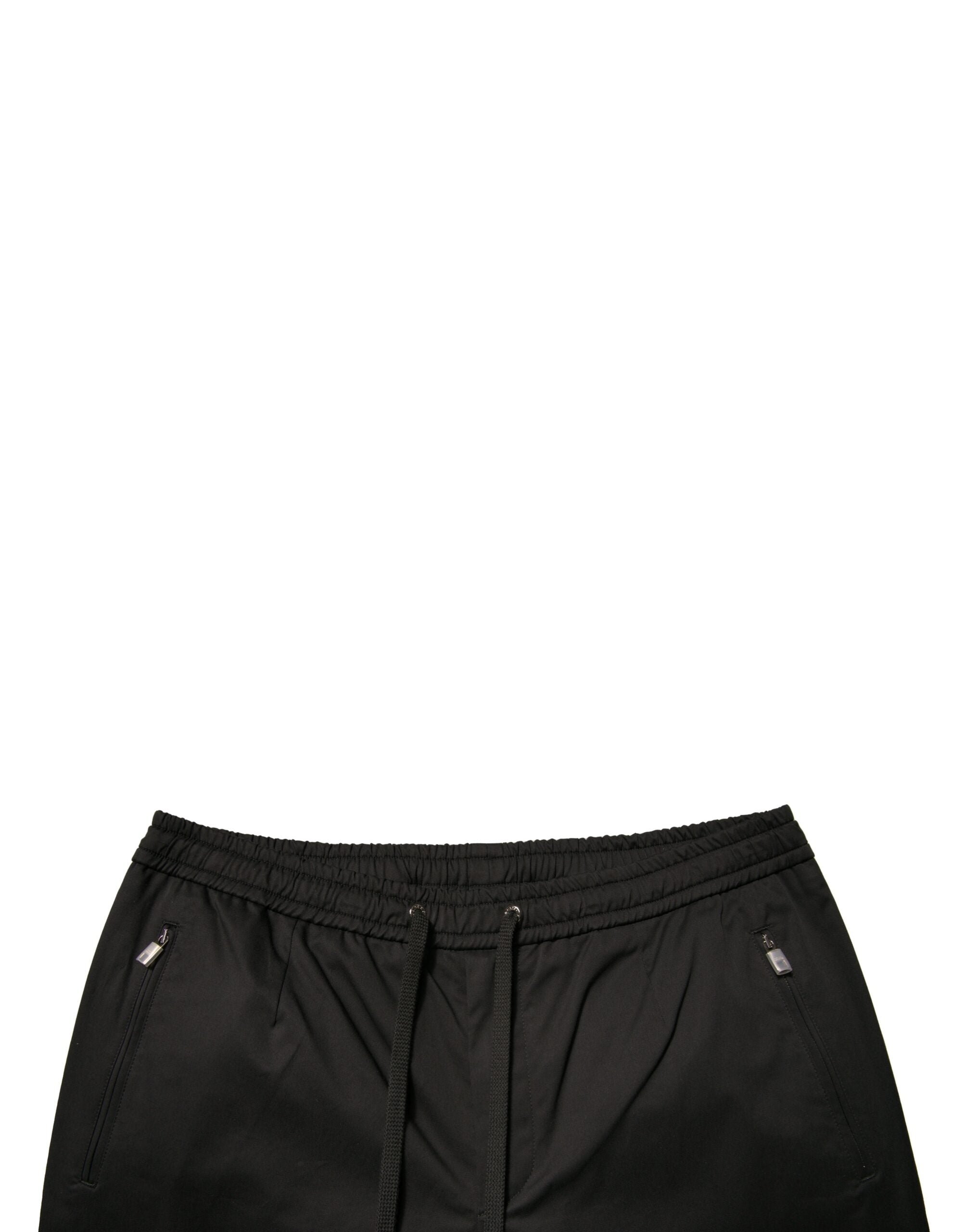 Dolce & Gabbana Black Cotton Stretch Jogger SweatMen's Men's Pants