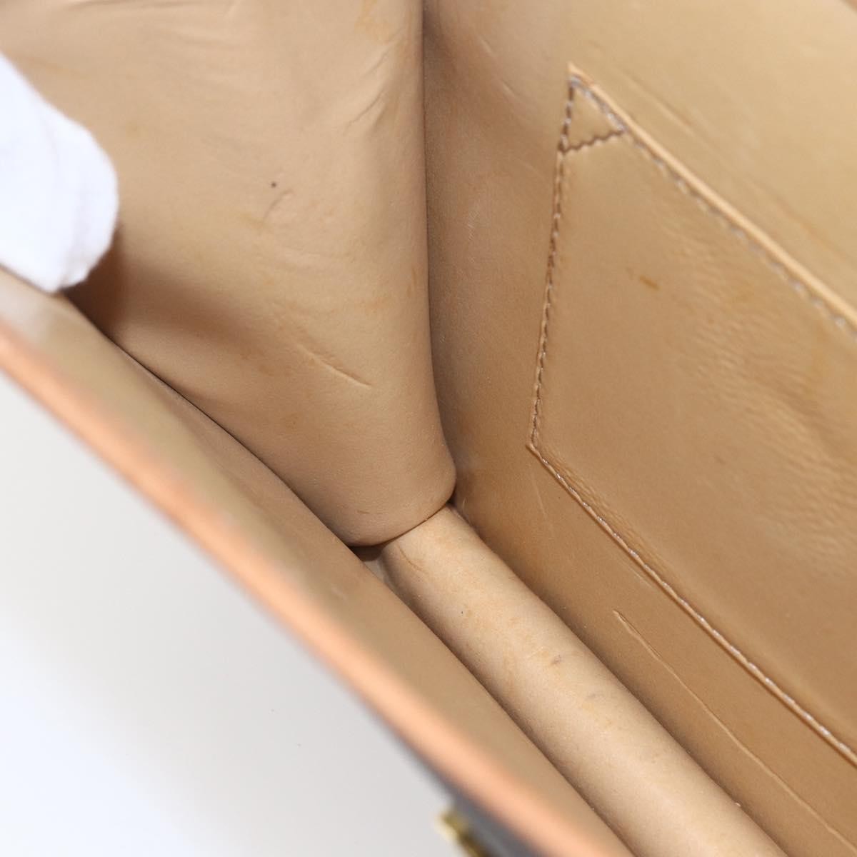 Celine Vintage Macadam Canvas And Leather Brown Canvas Shoulder Bag Bag (Pre-Owned)