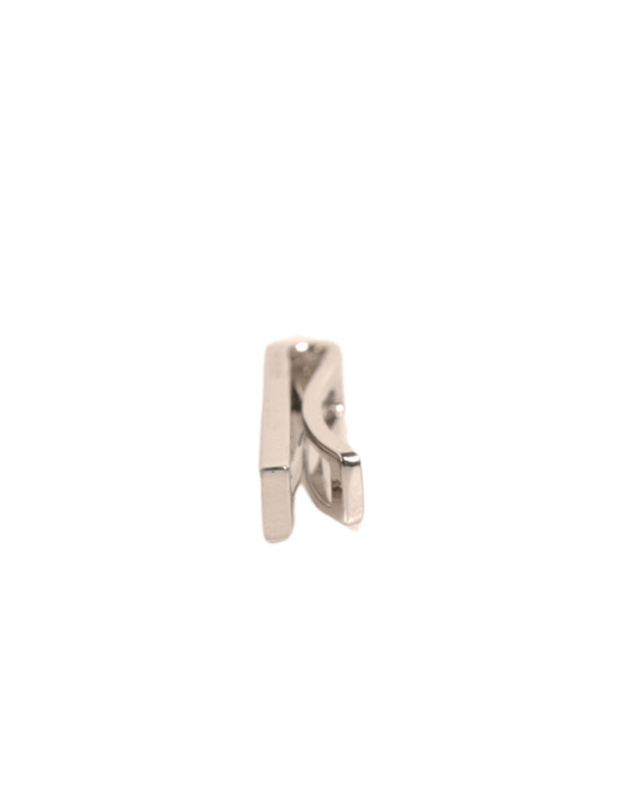 Dolce & Gabbana Silver Tone Brass Logo Branded Tie Clip Men's Bar
