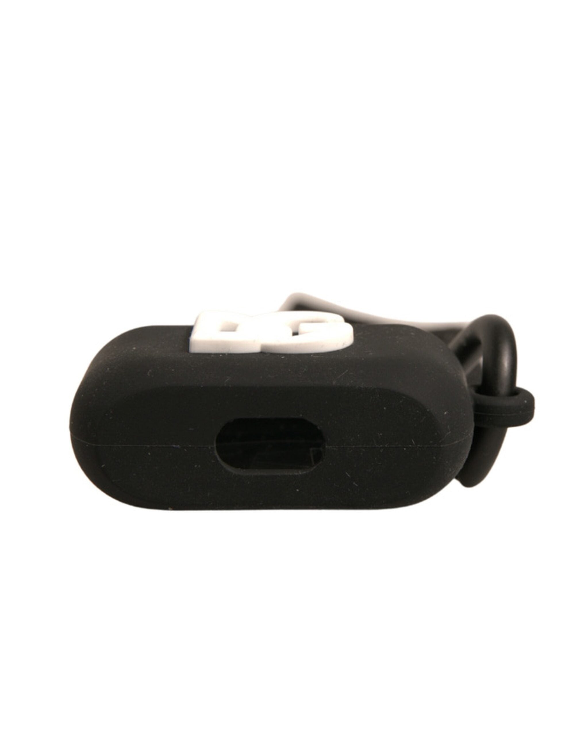 Dolce & Gabbana Black Silicone Rubber Logo Embossed Airpods Men's Case