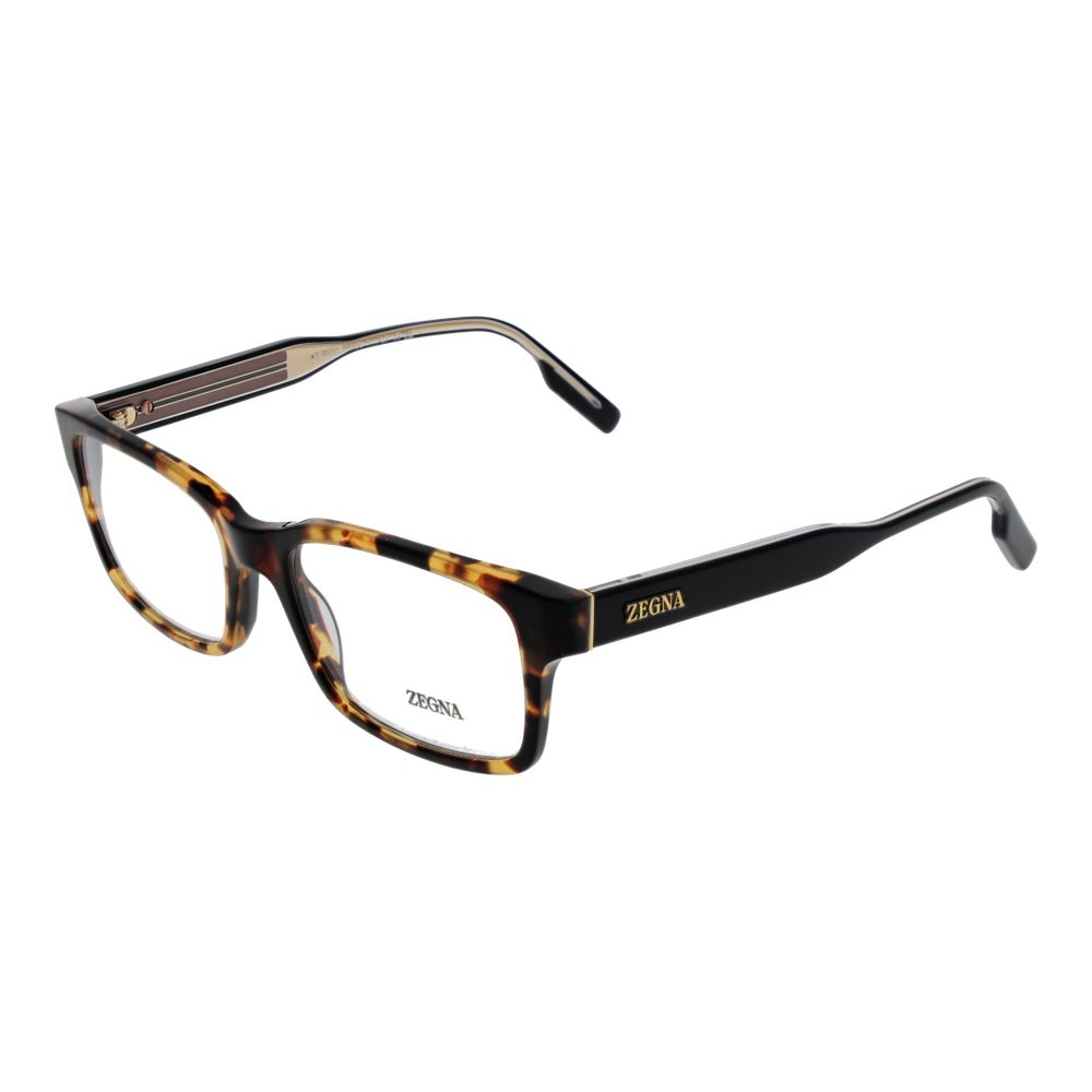 Ermenegildo Zegna Brown Acetate Glasses Men's (Frames)