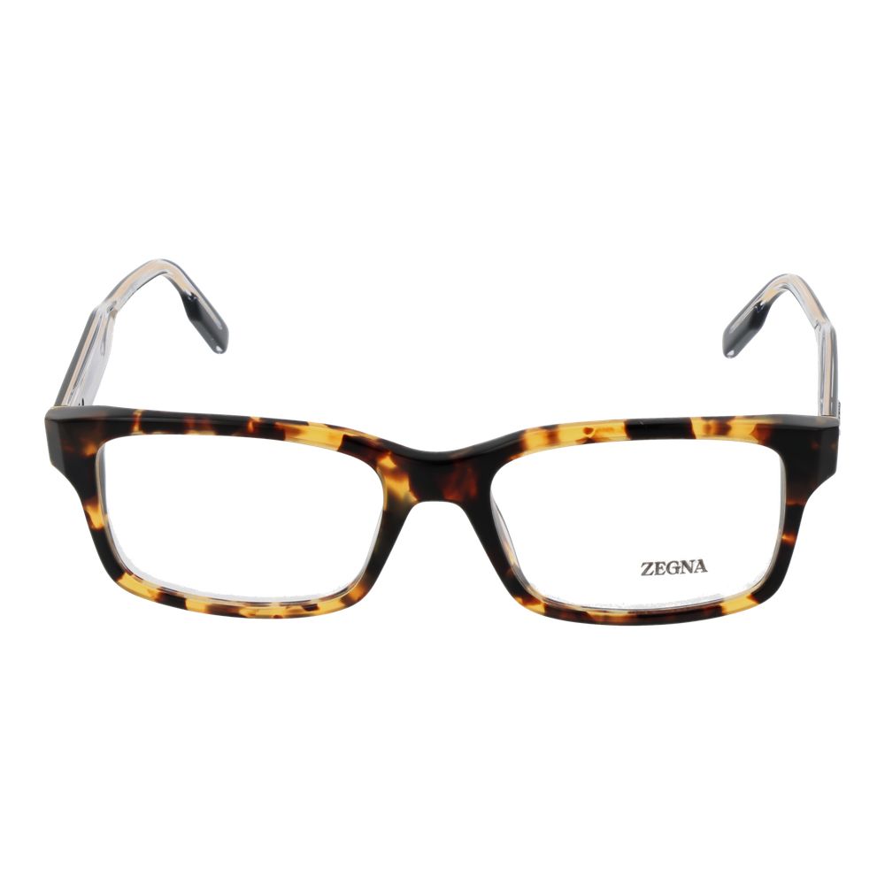 Ermenegildo Zegna Brown Acetate Glasses Men's (Frames)